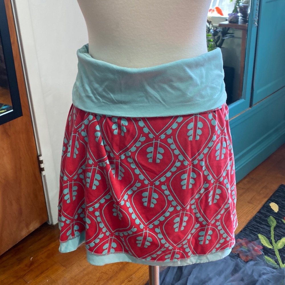Reversible skater skirt